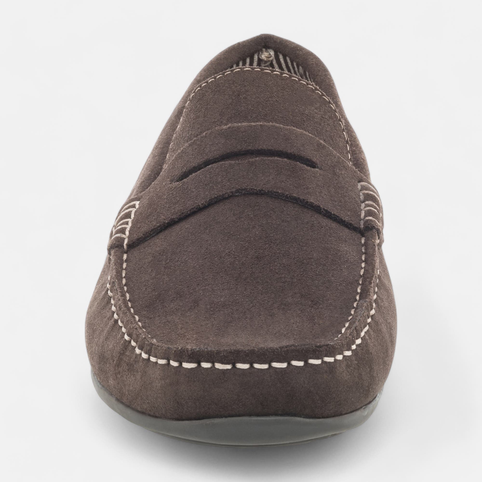 Mocassins Homme en cuir marron