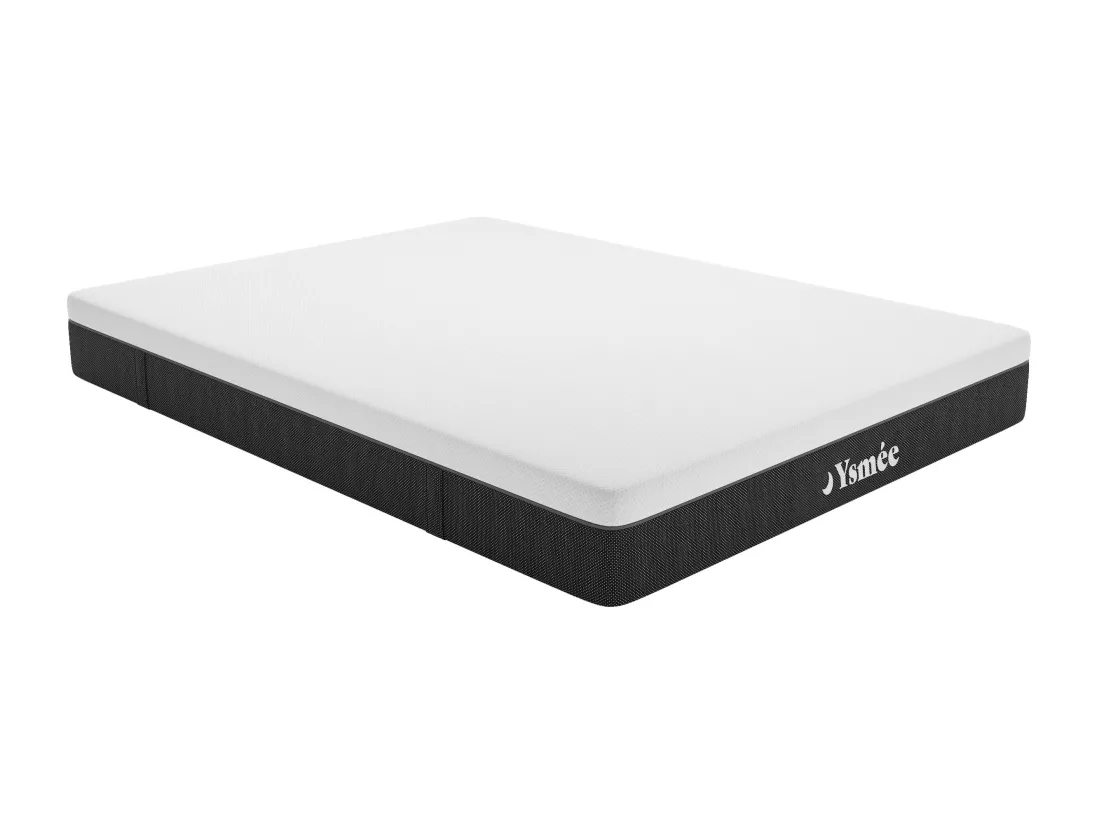 Ensemble 160 x 200 cm sommier coffre naturel clair + matelas ressorts ensachés 7 zones déhoussable ép.22cm - CELESTRIA de YSMÉE