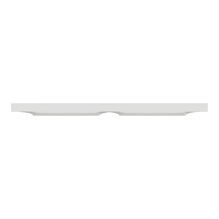 Plaque de finition double Schneider Electric Odace Styl blanc