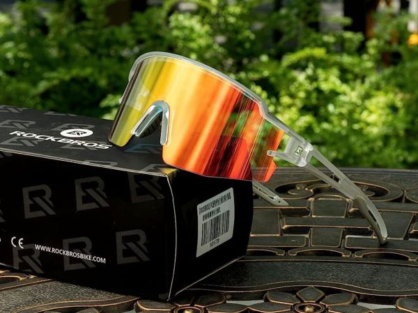 RockBros Sport Photochromic Cykelbriller, Transparent