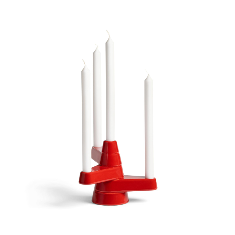 &klevering Brute kandelaar H17 Red