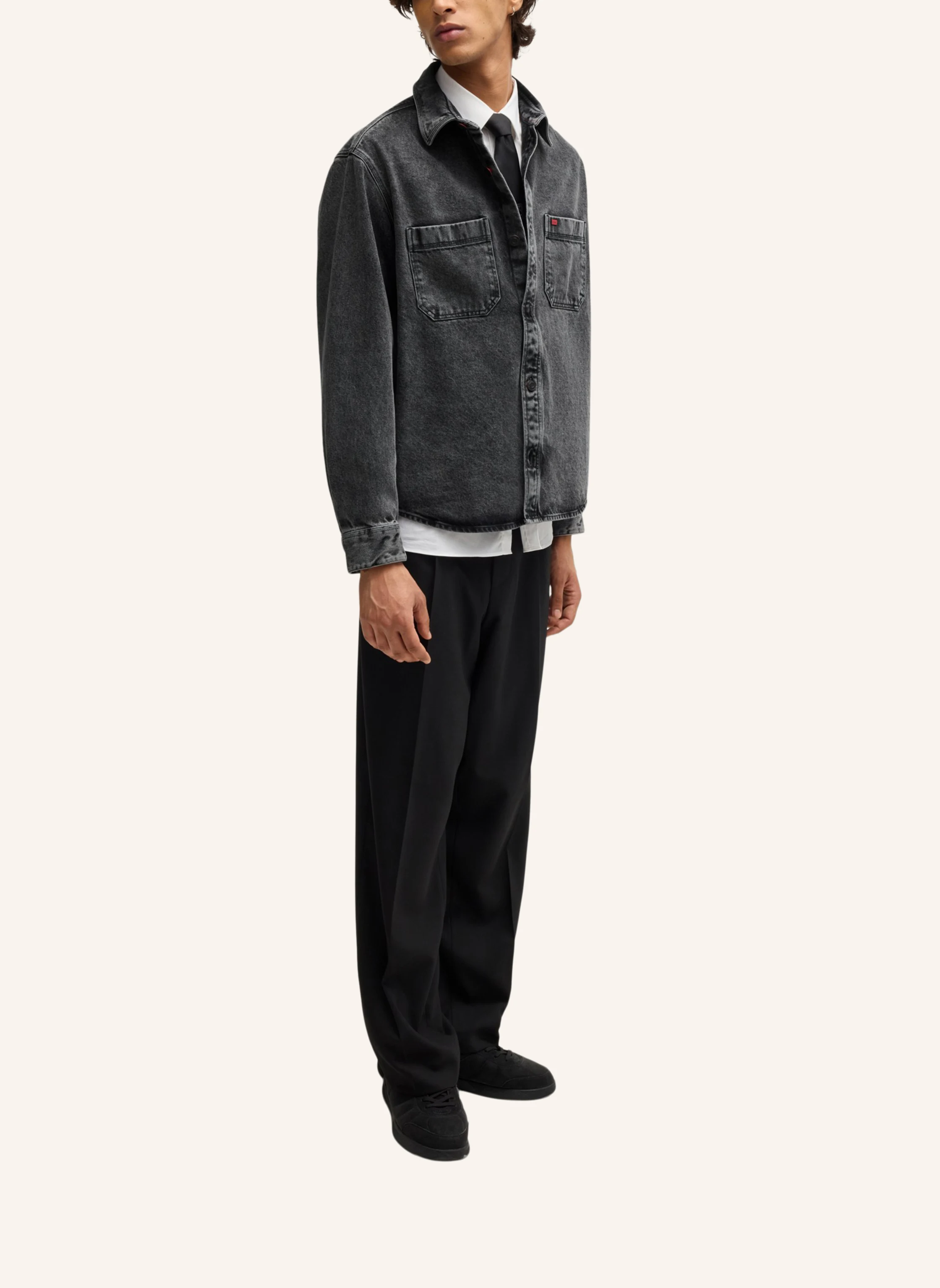 HUGO Business Hemd ERATO Oversize Fit