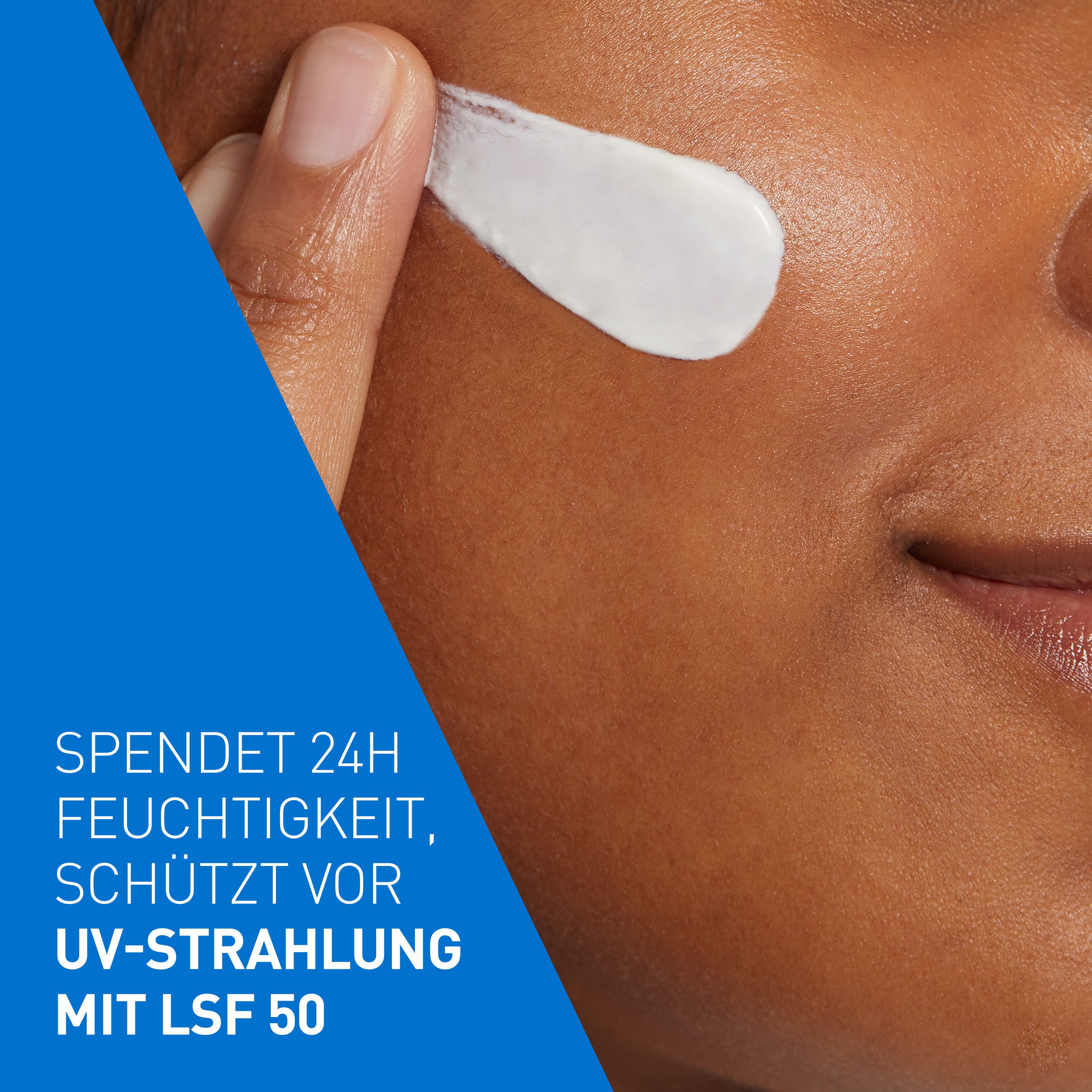 CeraVe Feuchtigkeitsspendende Gesichtscreme mit LSF 50 – für normale bis trockene Haut