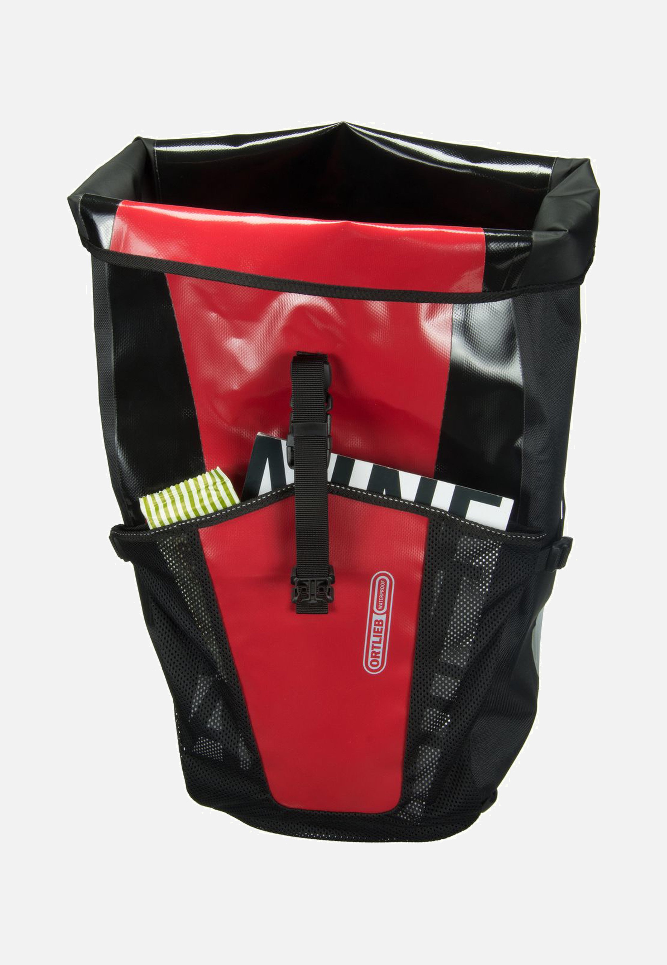 Back-Roller XL Rot Schwarz - Fahrradtasche