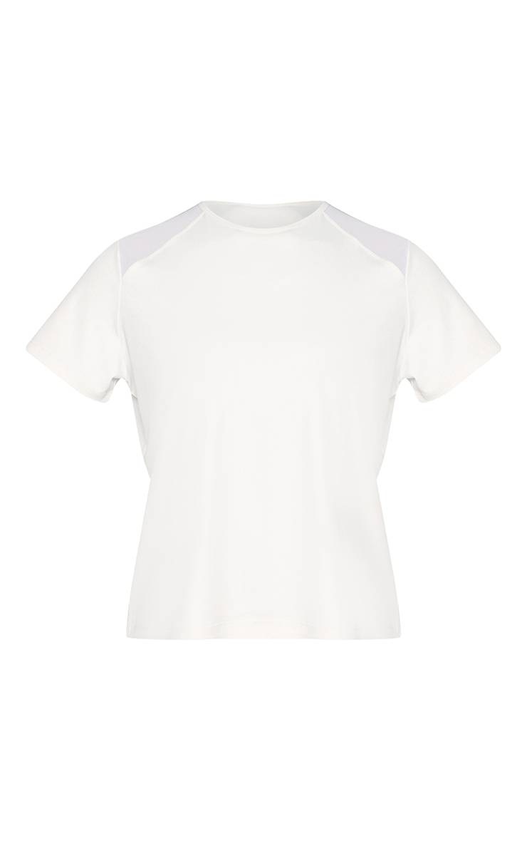 Blanc T-shirt De Sport Oversize Léger Et Respirant