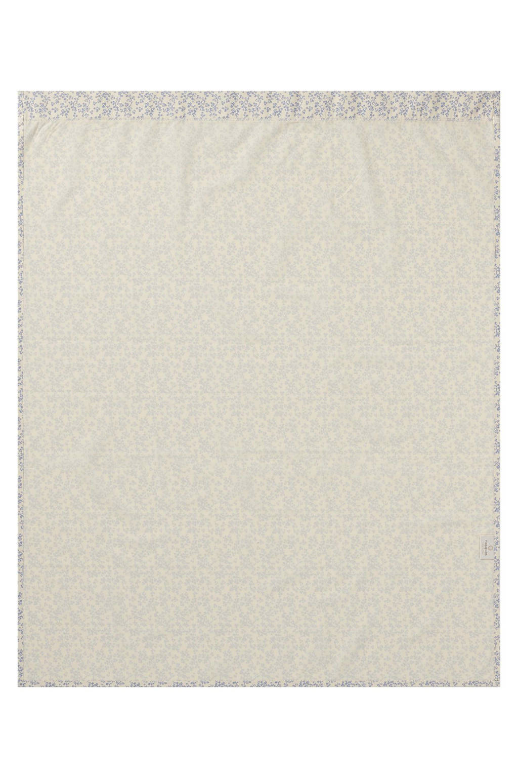 Botanical poplin wieglaken 80x100 cm Colony Blue
