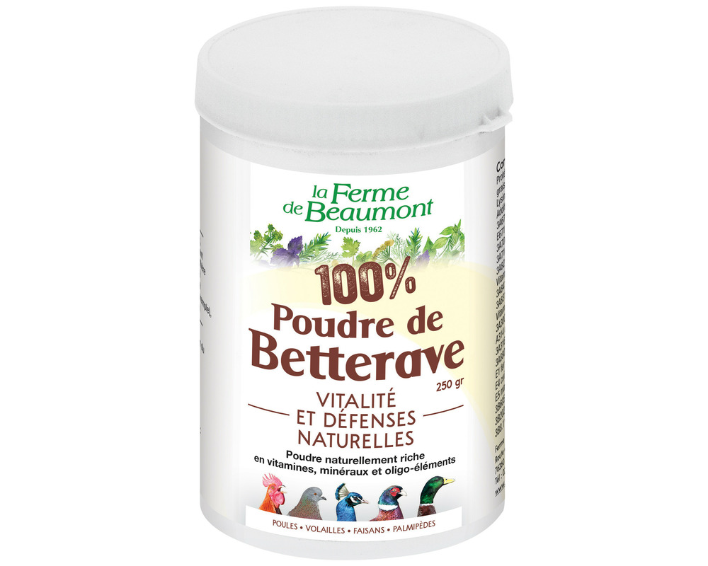 100% poudre de betterave 250 gr • vitamines et minéraux • soins naturels
