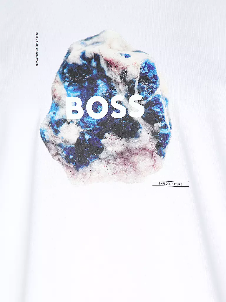 BOSS T-Shirt TE_MOON  weiss