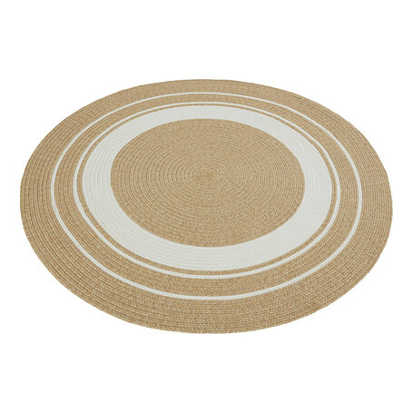 Jute Vloerkleed Braids - Rond - Beige