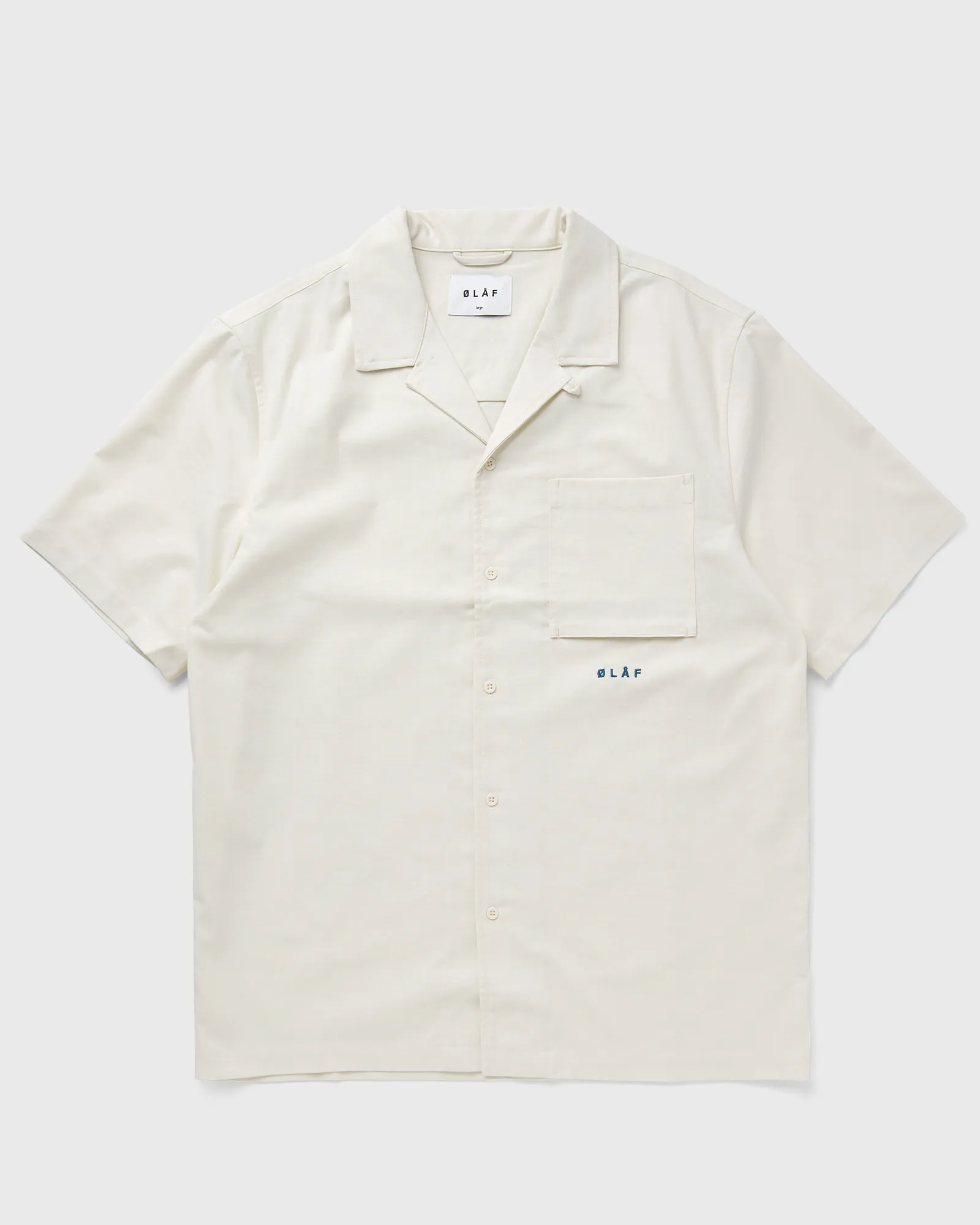 ØLÅF COTTON LINEN SS SHIRT