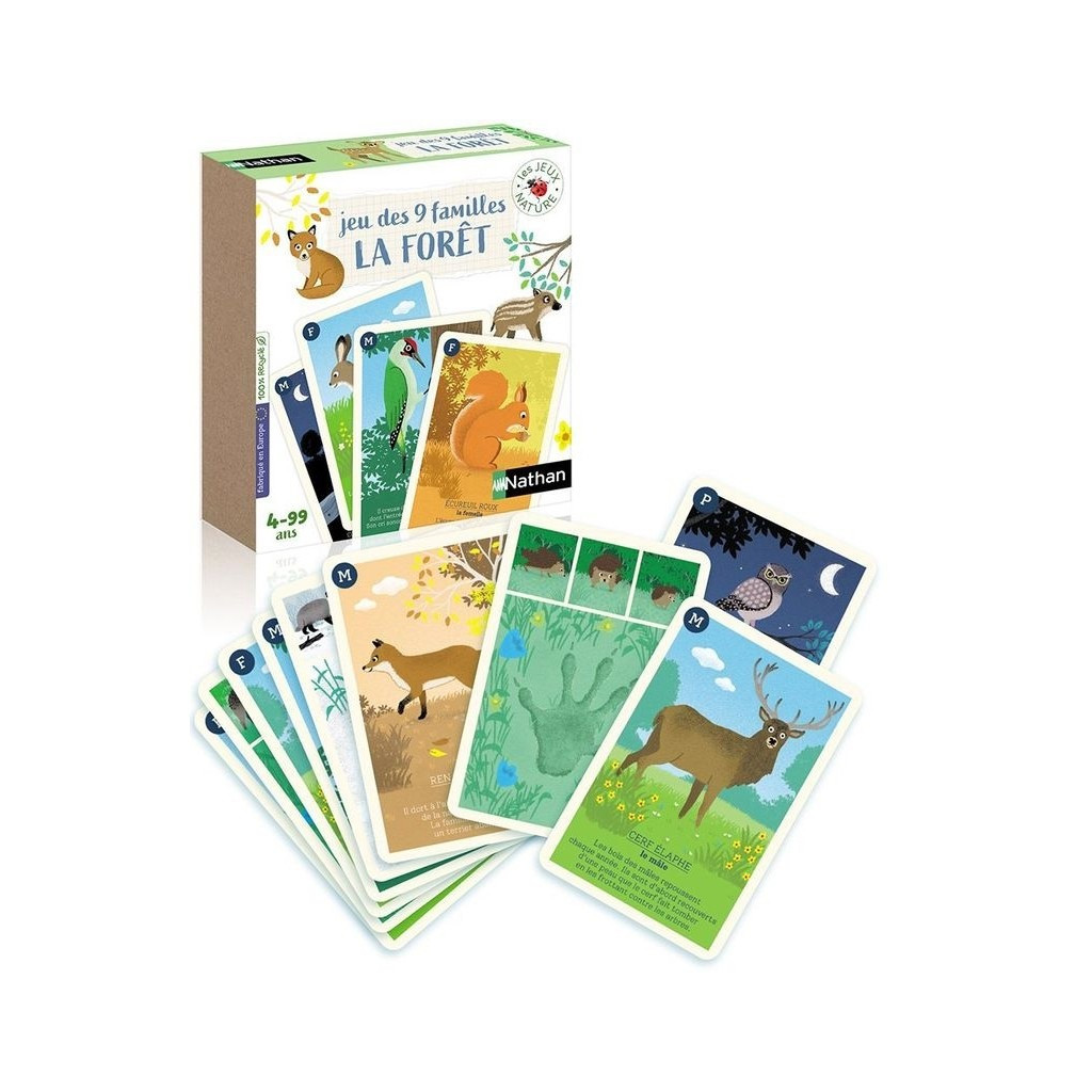 Jeu des 9 Familles - La Forêt