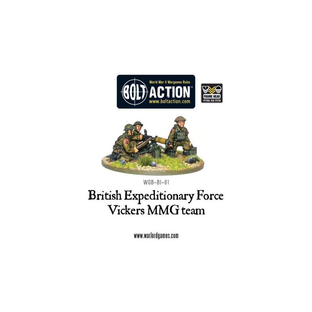 Bolt Action - BEF Vickers MMG Team (1939-40)