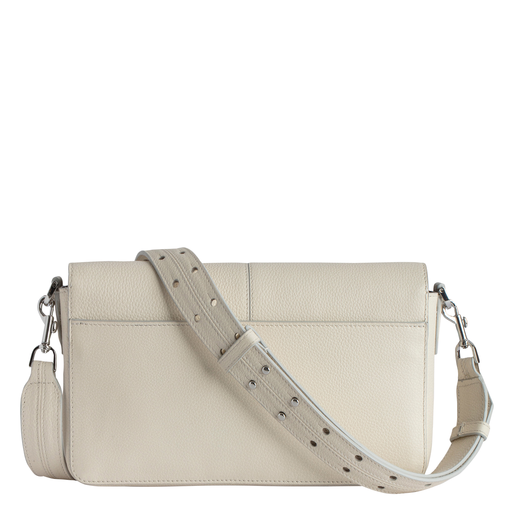 BORDERLINE - Sac bandoulière en cuir | Blanc