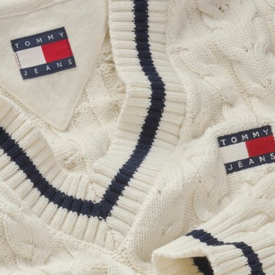 Robe femme Tjw Badge Cable TOMMY HILFIGER