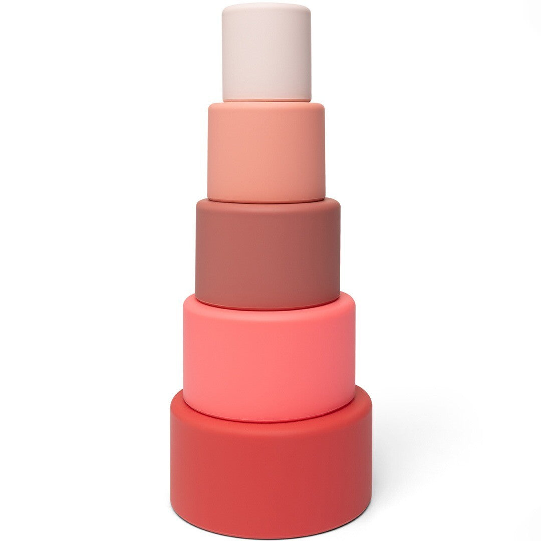 Little l kommen - rood en roze - 5st