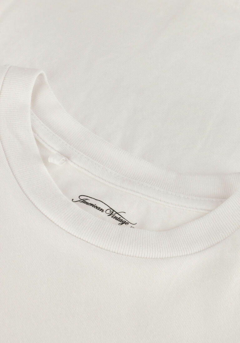 AMERICAN VINTAGE witte american vintage t-shirt fizvalley