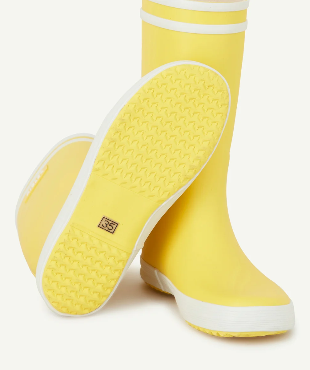 AIGLELES BOTTES EN CAOUTCHOUC JAUNE FILLE LOLLYPOP 2