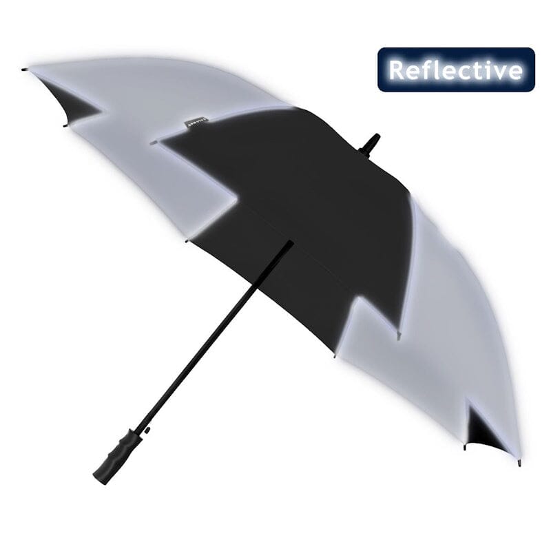 Falconetti Golfparaplu Reflecterend Zwart / Zilver