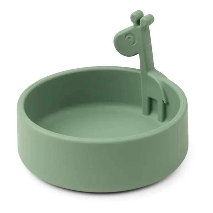 Done by deer Bol Peekaboo Raffi en silicone | Vert