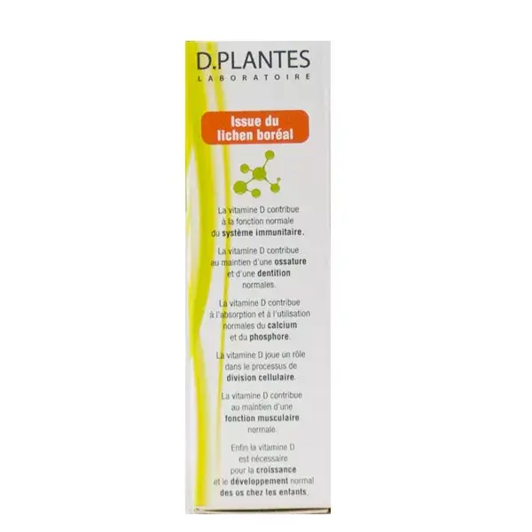 D.Plantes Vitamina D3 Fonte Vegetal 400IU 20ml