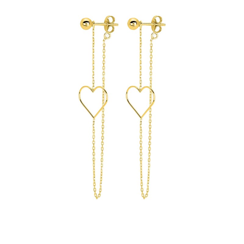 Boucles d'oreilles Femme pendantes - Or 18 Carats