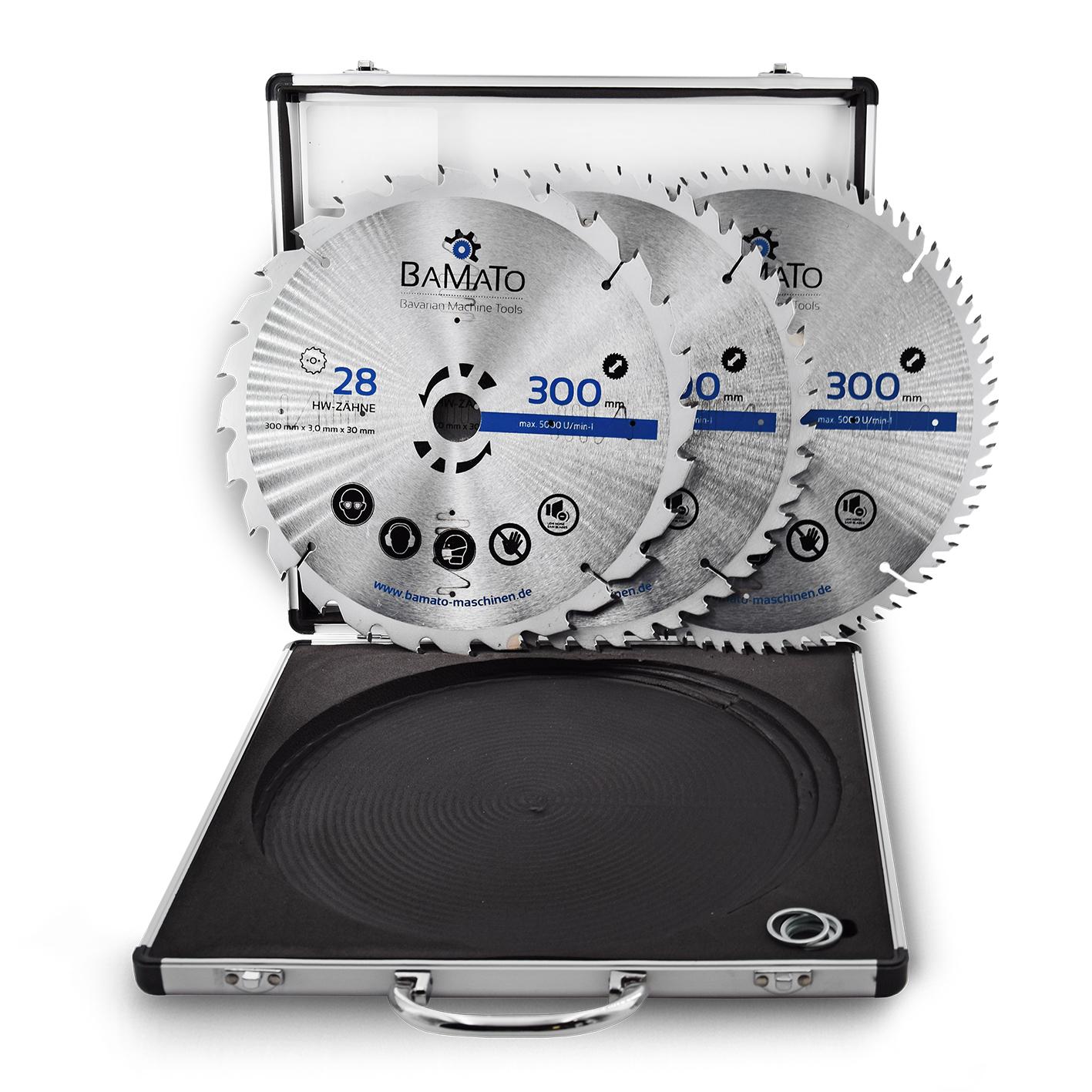 BAMATO 3-tlg HM-Kreissägeblattset SBS300SET