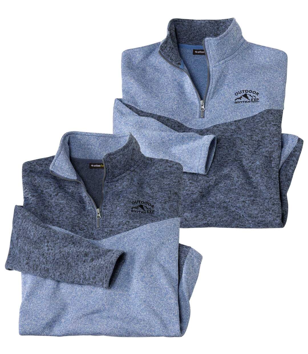 Lot de 2 Sweats Molleton Atlas®