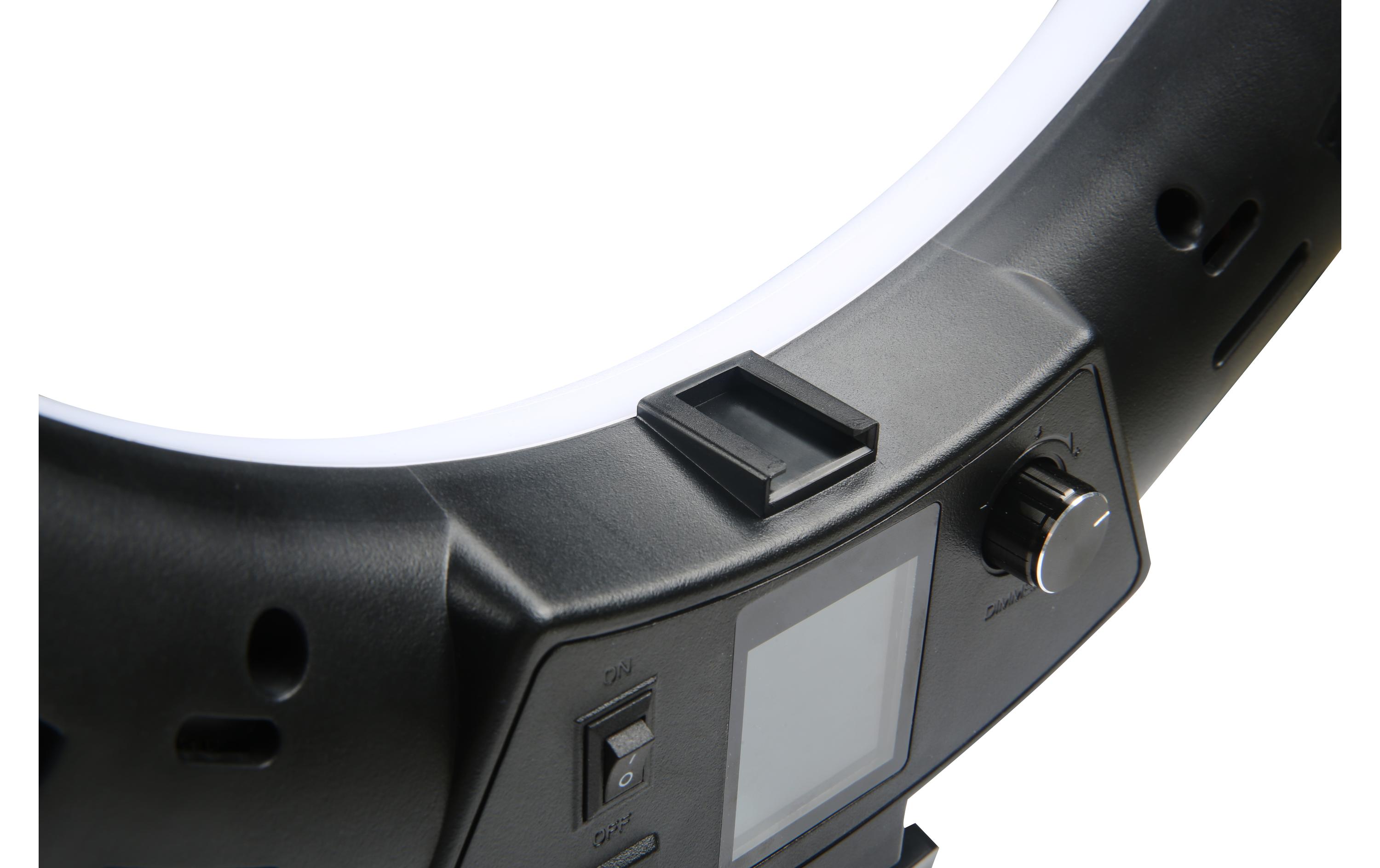 Ringlicht VL-600T<br>Dimmbares Ringlicht mit Stativ