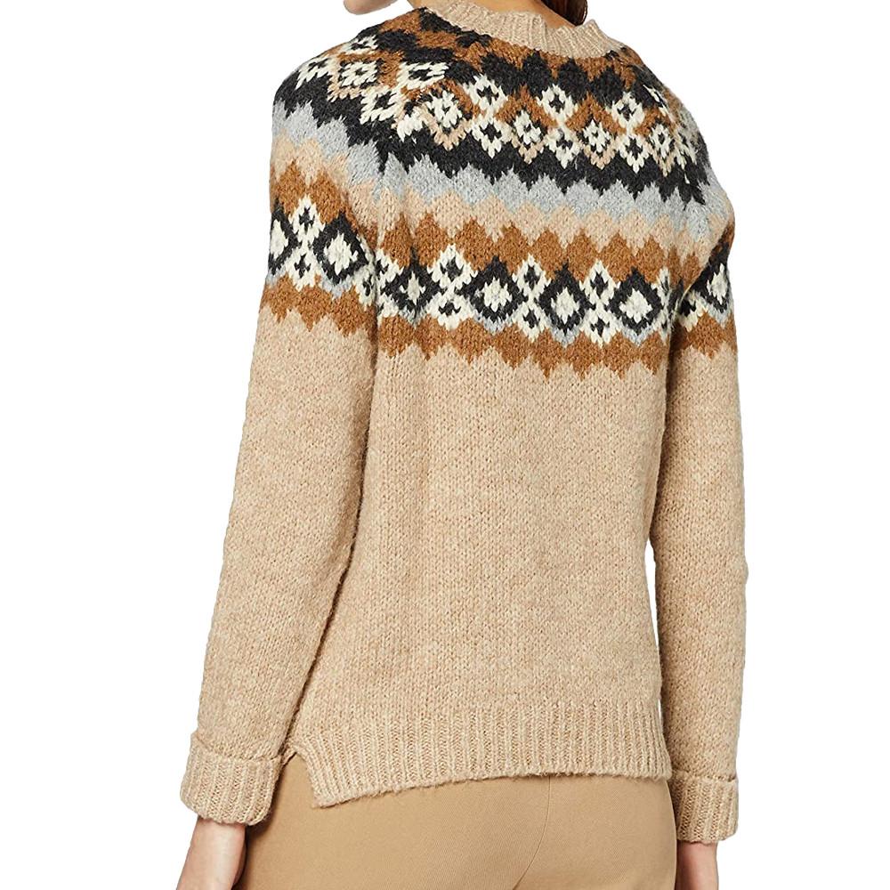 Superdry Pull Beige Jacquard Femme Superdry Savannah