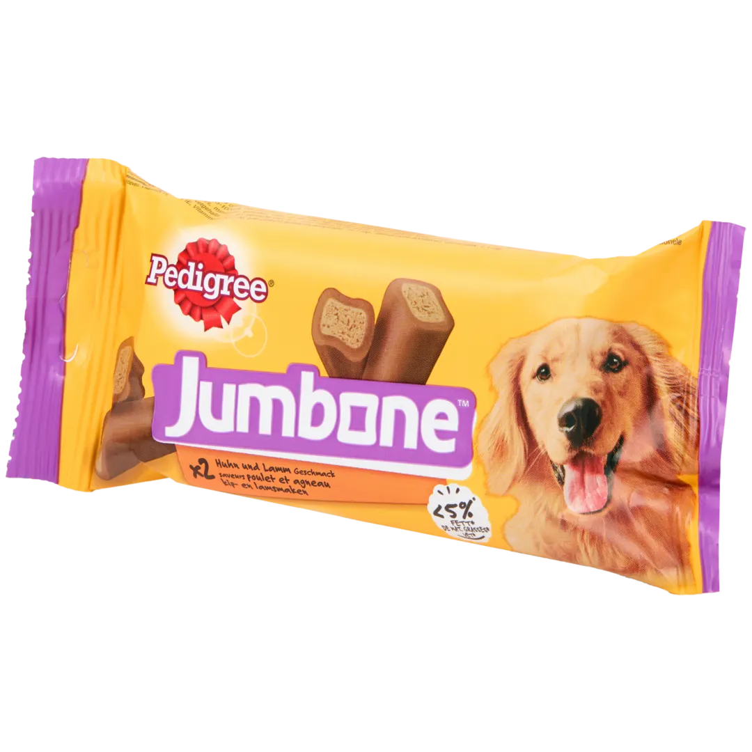 Pedigree Jumbone hondensnacks kip en lam 2 stuks | 180 gram