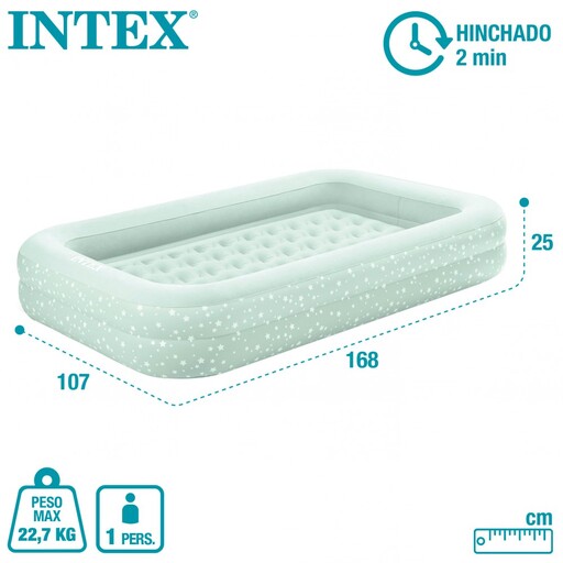 Colchão inflável infantil Intex com bomba
