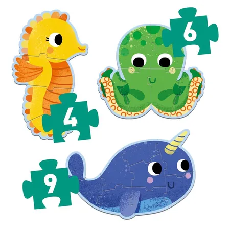 Djeco Puzzle: Im Meer, 19 Teile