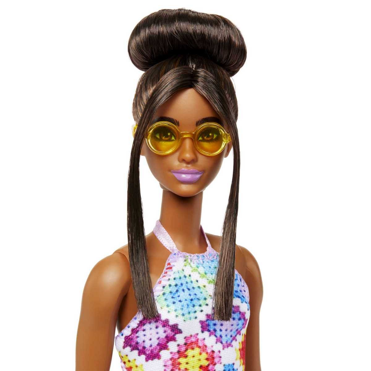 Barbie fashionista robe crochet patchwork