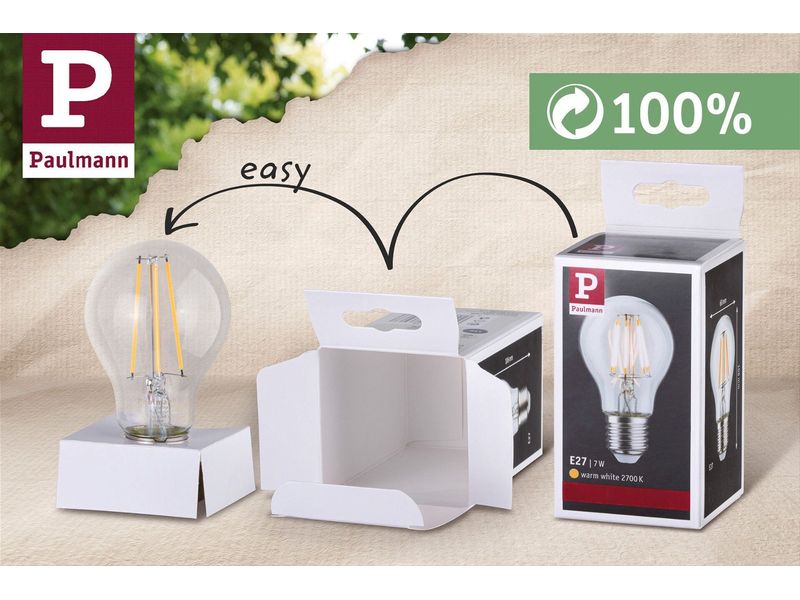Paulmann Floating Shine LED Birne E27 2.2W 1800K Gold LED Leuchtmittel
