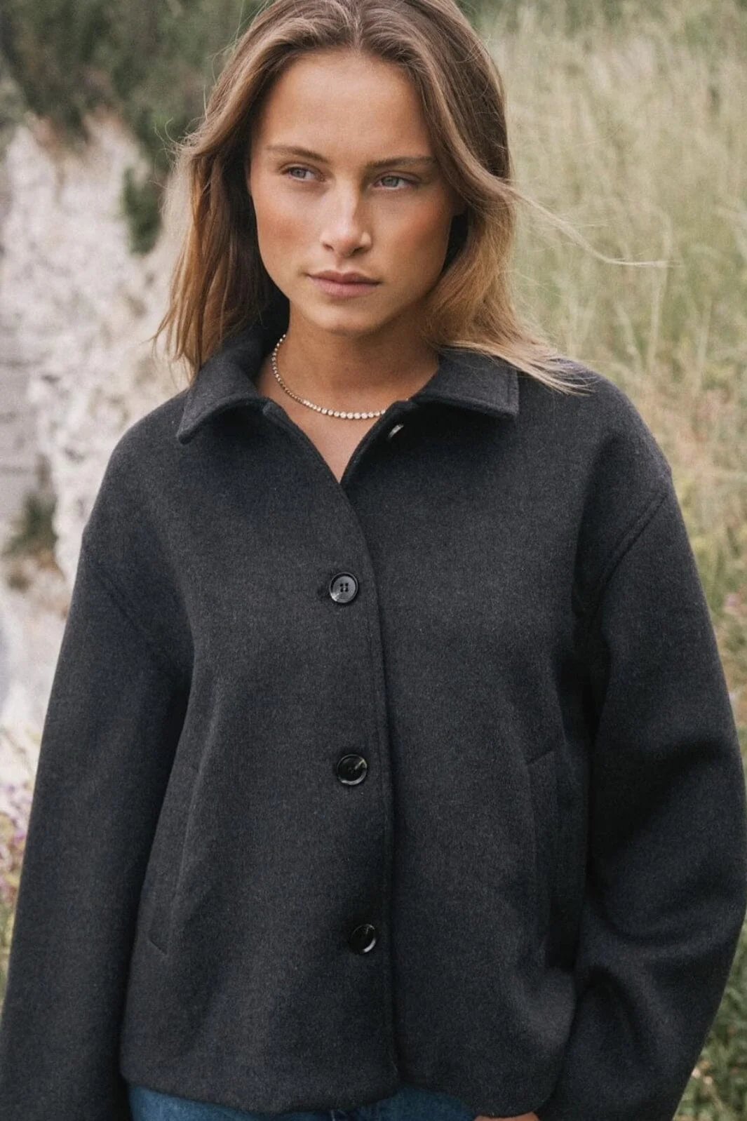 Neo Noir Hamra Wool Jacket antracit