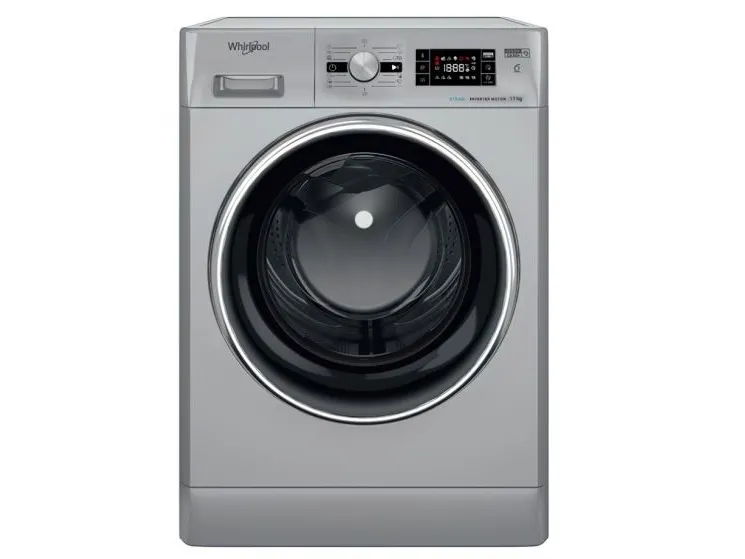 Whirlpool AWG 1114SD - Vaskemaskine - bredde: 59.5 cm - dybde: 60.5 cm - højde: 85 cm - frontbetjening - 71 liter - 11 kg - 1400 rpm - sølv