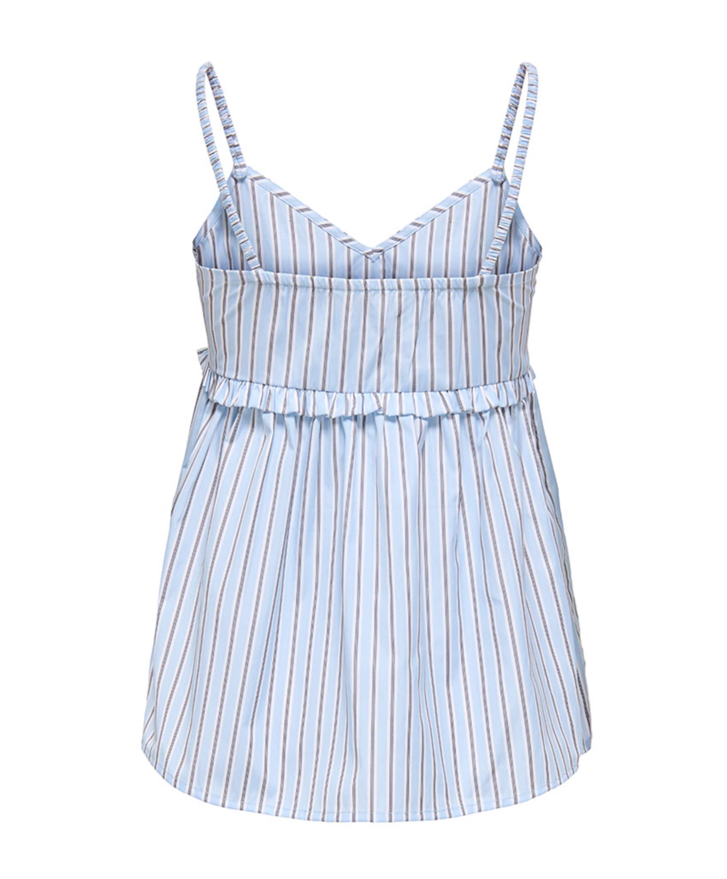 Only Dames top blauw