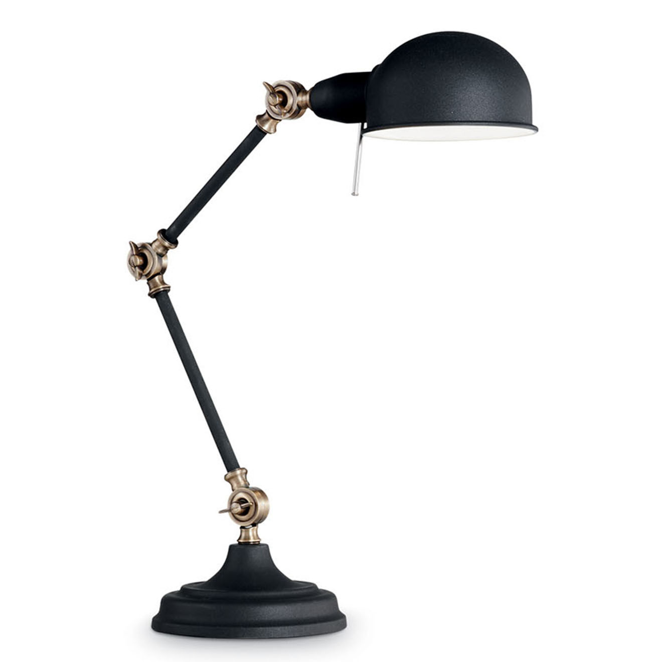 Evergreen Lights Lampe de table Zorzin noire - 17.5x40x17.5 cm
