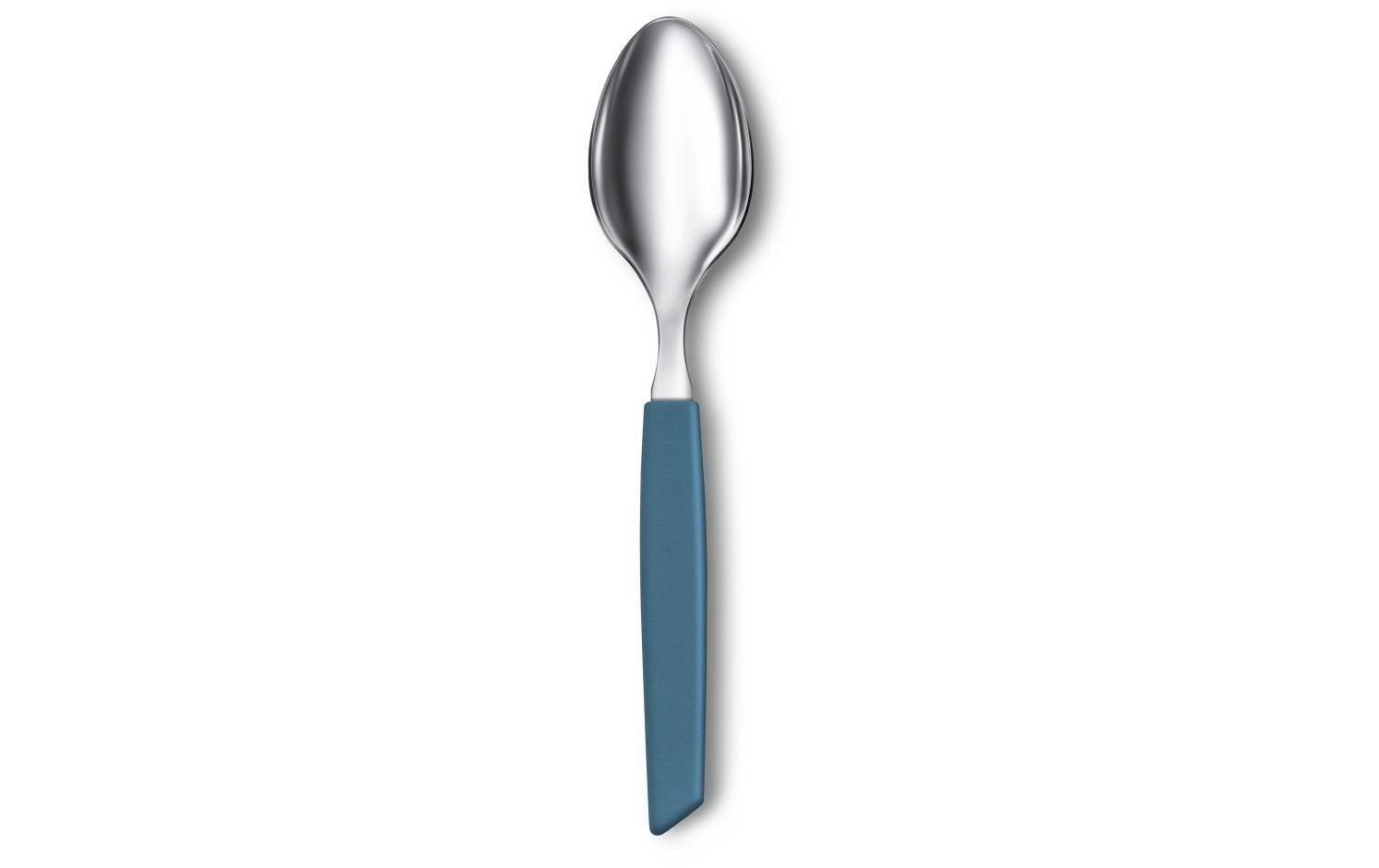 Menülöffel Swiss Modern 1 Stück, BlauEleganter Esslöffel aus rostfreiem Stahl