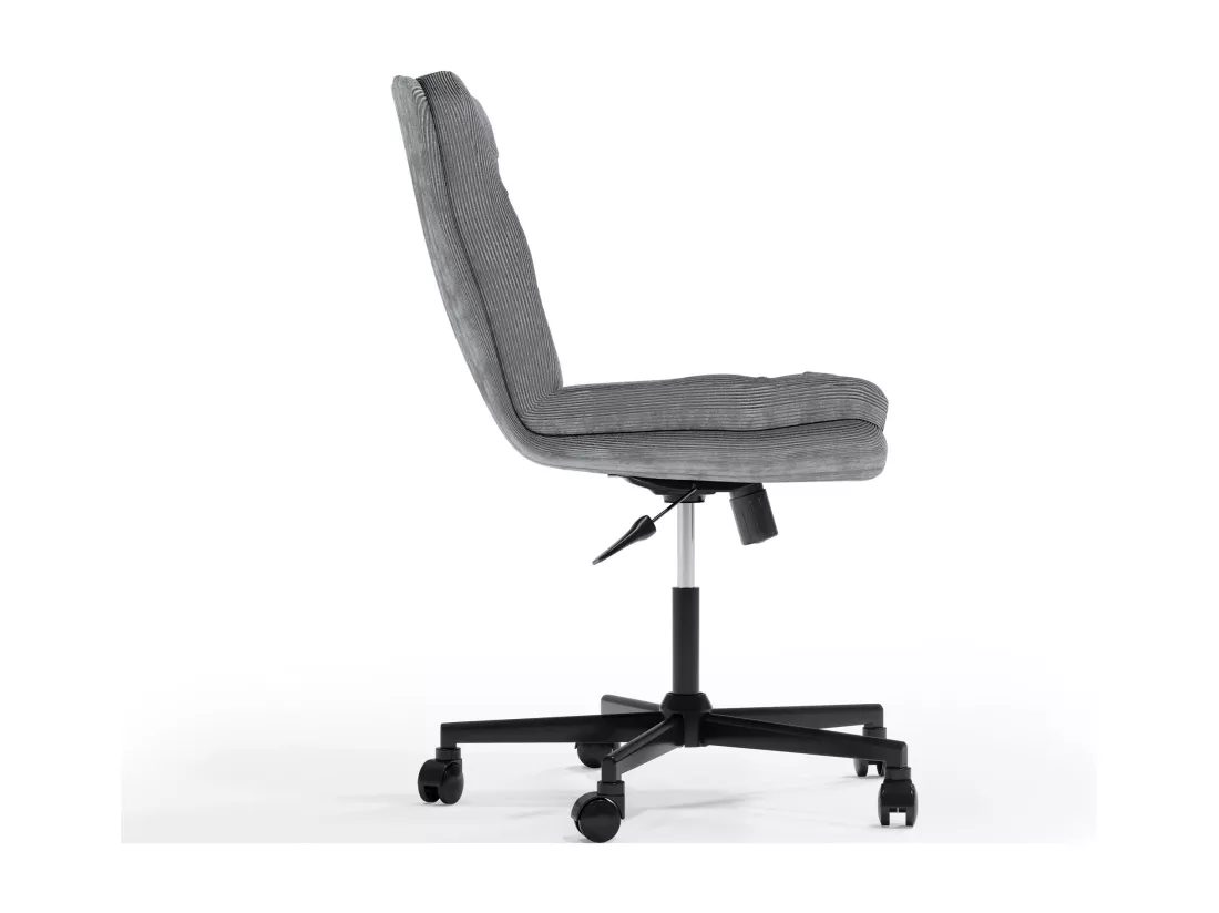 Chaise de Bureau Rembourrée - Pivotante - Hera Gris clair