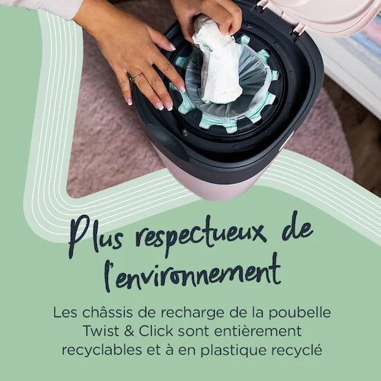 Poubelle à Couches SIMPLEE   Gris        de               Tommee Tippee