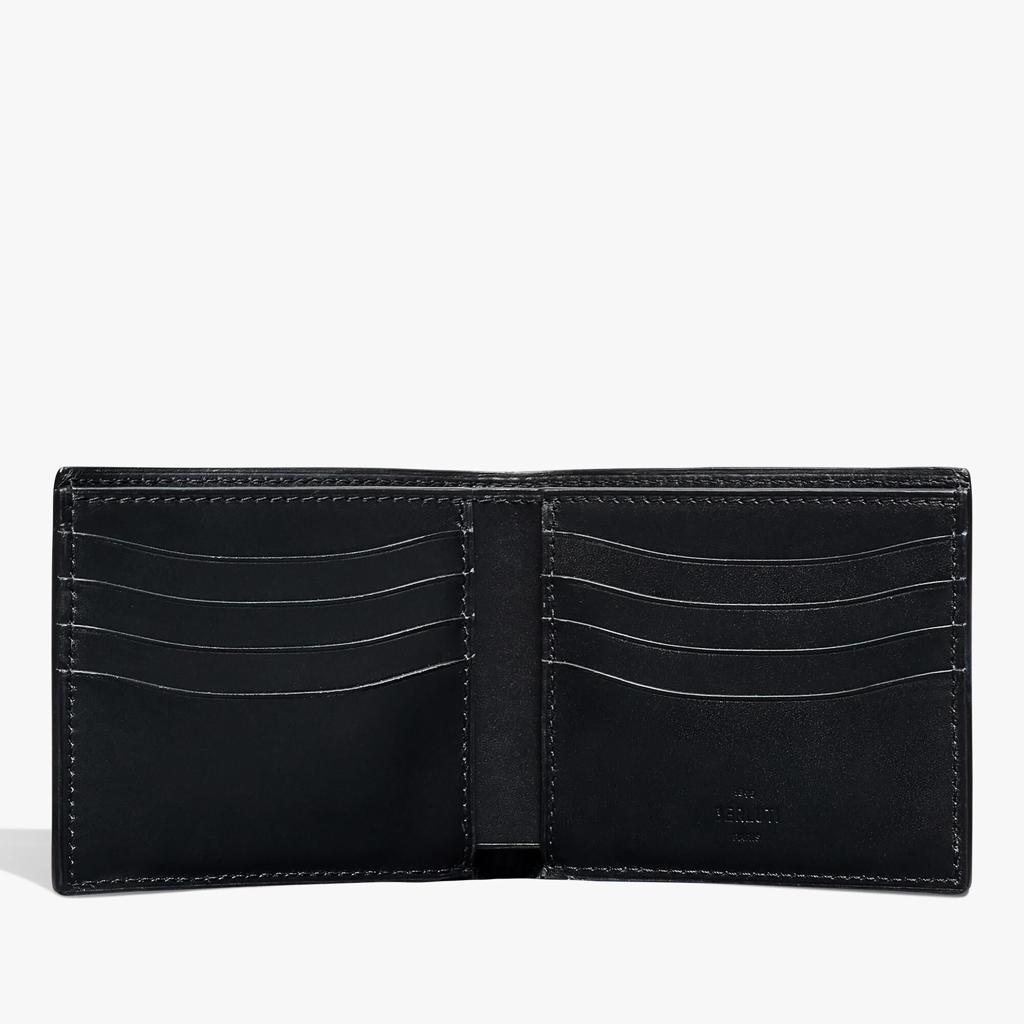 Portefeuille Makore En Cuir Scritto