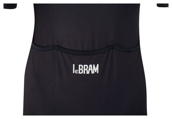 Maillot Manches Courtes Femme LeBram Arpettaz Bleu Coupe Ajustée
