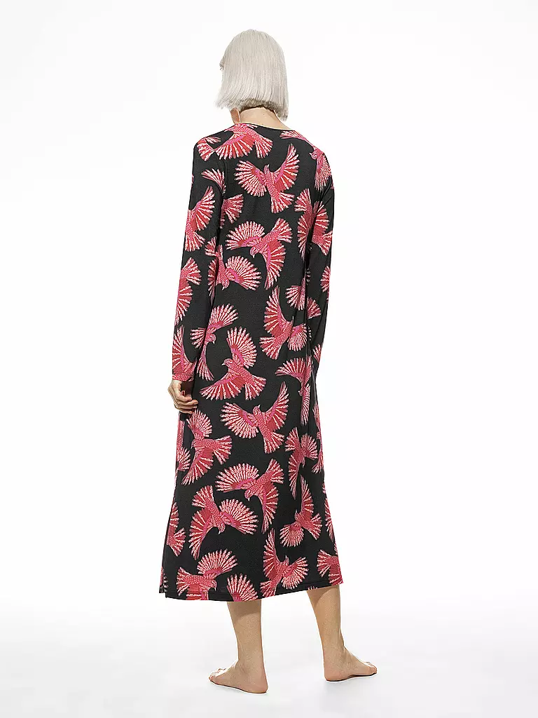 MEY Nachthemd - Sleepshirt FLYING BIRD grau