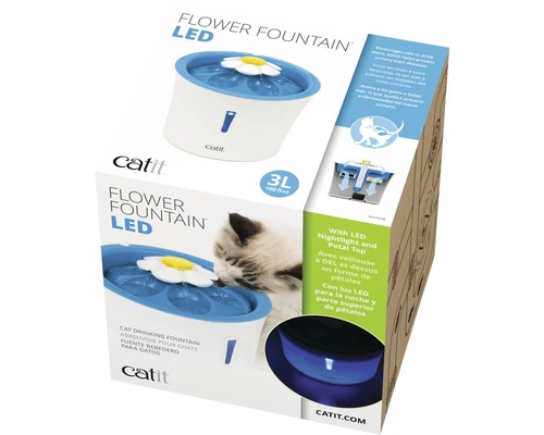 CA Drinkfontein, Bloemendrinkfontein, 3L, LED, Kattenfontein