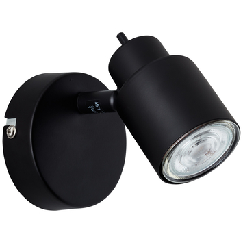 Brilliant wandspot Andres 1-lichts zwart