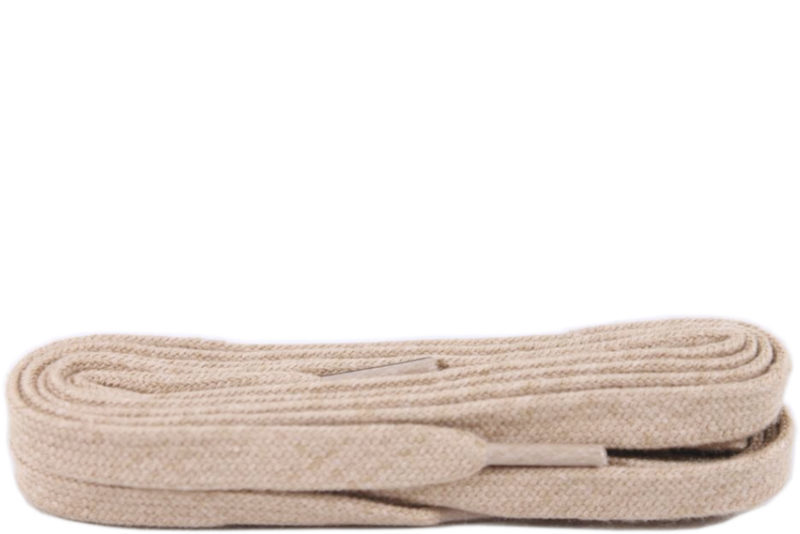 SNØREBÅND FLAD BEIGE