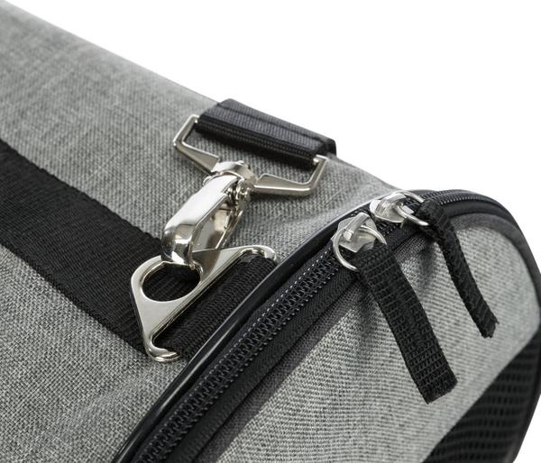 Trixie Transporttasche Holly, schwarz/grau,