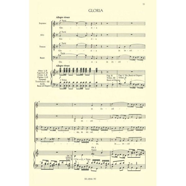 Bärenreiter Mozart Missa c-moll