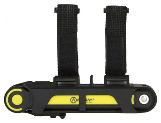 ANTIVOL VELO PLIABLE AUVRAY BLOC L 85cm NOIR TYPE COUTEAU